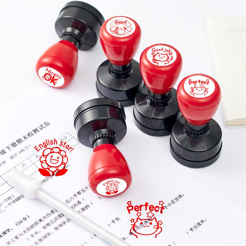 1pc Comments Encourage Stamp Scrapbook Seal Party Favors DIY Stamps Festival Gathering Gifts for Guests School Supplies TMZ