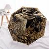 1 PC Automatic Folding Umbrella - 3D Vision Animal Pattern, Portable & Foldable Design with 8 Ribs, Christmas Birthday Gifts
