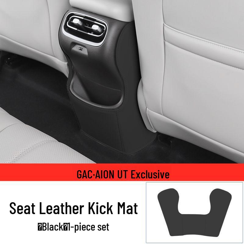AION UT Rear Seat Kick Mats - Leather Anti-Dirt Protection for Car Seat Backs