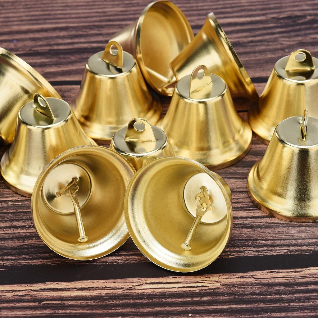 Xmas Bell Iron Wall Hanging Decoration Handmade Home Festival Collectible Ornament