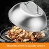 Nuova Copertura per Hamburger Multiuso Cupola per Sciogliere il Formaggio Coperchi per Pentole Rotonde Copertura Utensili da Cucina Barbecue Hamburger per Polpette Teppanyaki Cottura
