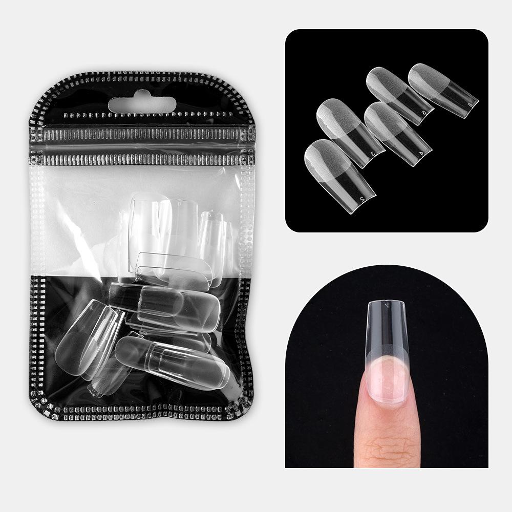 

Планшеты для дизайна ногтей, ультратонкие и бесшовные полунаклейки, полноразмерные наклейки, матовые квадратные длинные капли воды, миндаль, накладные ногти без резьбы и шлифовки 24 pieces bag