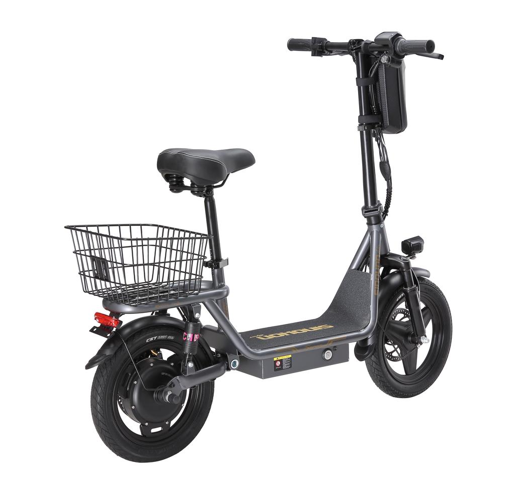 SINOHON K14 Městská skládací elektrická koloběžka se sedadlem 240W motor 36V13AH baterie 14palcové silniční pneumatiky pohodlná EScooter