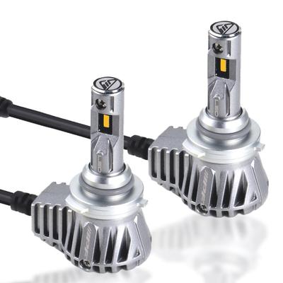 Basic by IPF LED Fog Lights for 2400K Deep Vehicle Inspection Integrated Driver Easy Fanless Noise Emergency Hole Weather M's Cars, HB4, 2200lm,