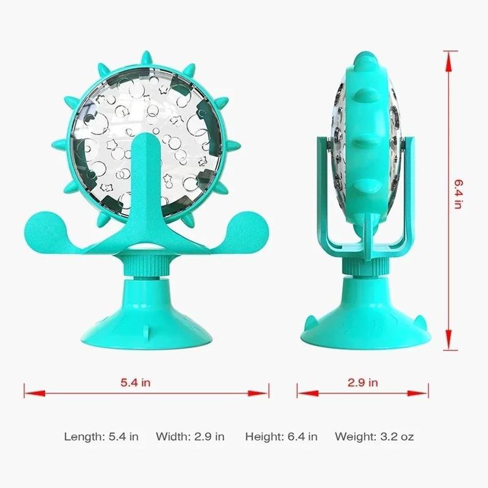 1 Pcs Interactive Feeding Funny Leaking Slow Food Feeder Carousel Pet Pet Supplies Leaking Ball IQ Training Pet Cats And Dogs