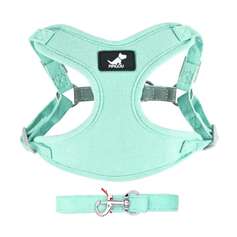 Breathable Pet Harness for Small Medium Dog Cat Harness Leash Set Reflective Puppy  Walking Leash Lead Chihuahua French Bulldog