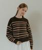 KNIZURE [Recycle] Vintage Striped Knit Pullover_2 Colors