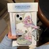 Flowers Phone Case For iPhone 16 Pro Case iPhone 15 13 11 12 14 Pro Max 13 Mini 16 Plus Translucent Slim Silky Skin Back Cover