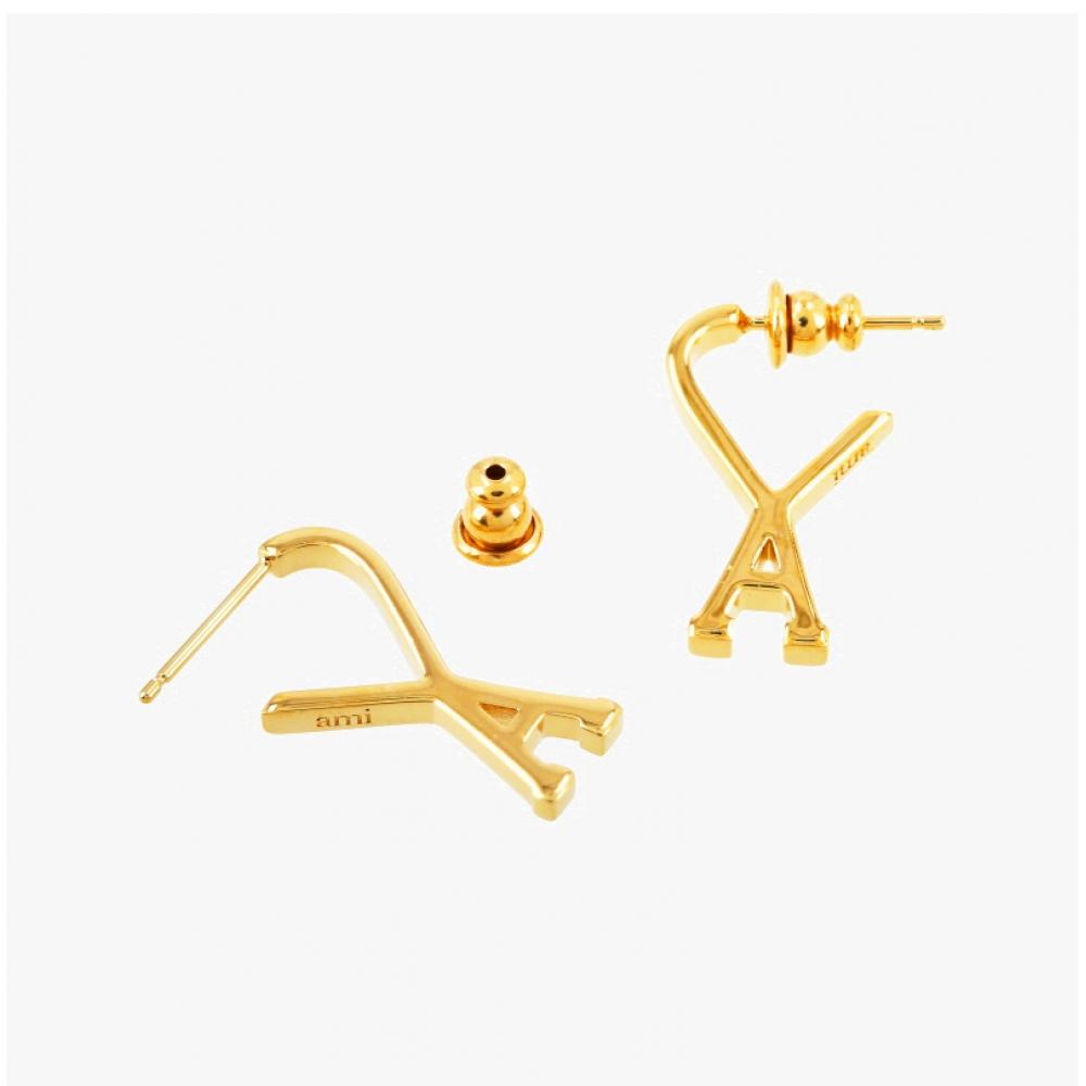 Ami Ujw924 361 902 Ami De Coeur Heart Logo Earrings