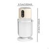 Cold Mist Humidifier Timer Function Mini Air 360° Rotating Stand for Hotel Bedroom Study