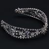 Starry Rhinestone Zircon Headband - Retro Bridal Crown Wedding Accessories