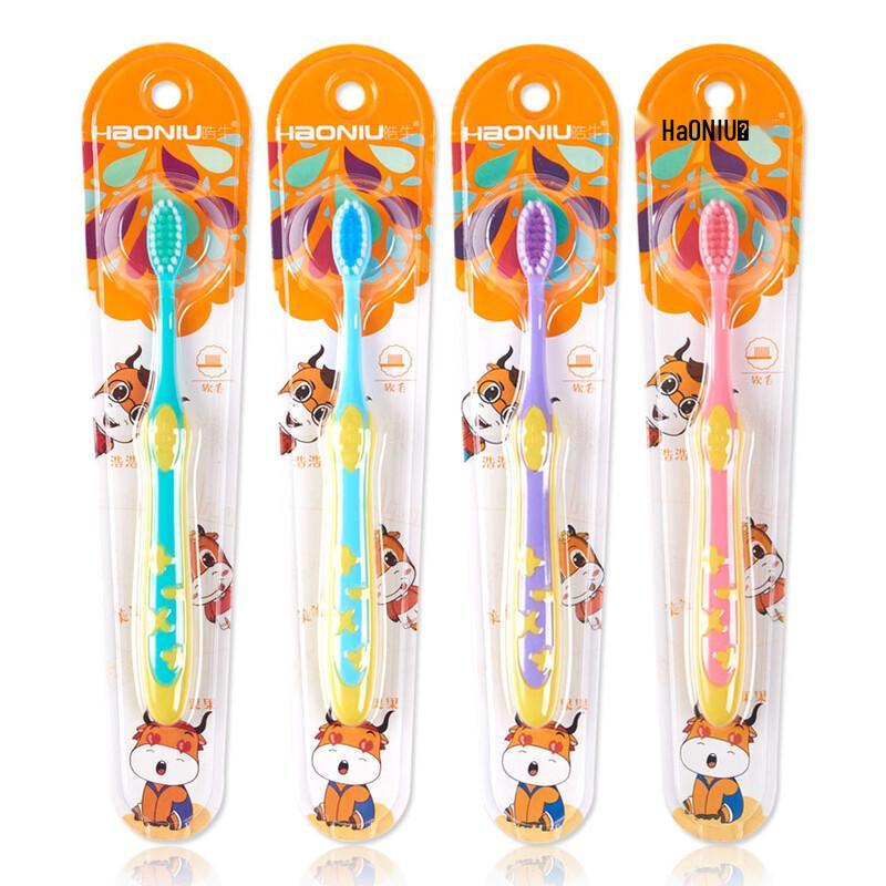 HAONIU Kids Soft Bristle Cartoon Toothbrushes