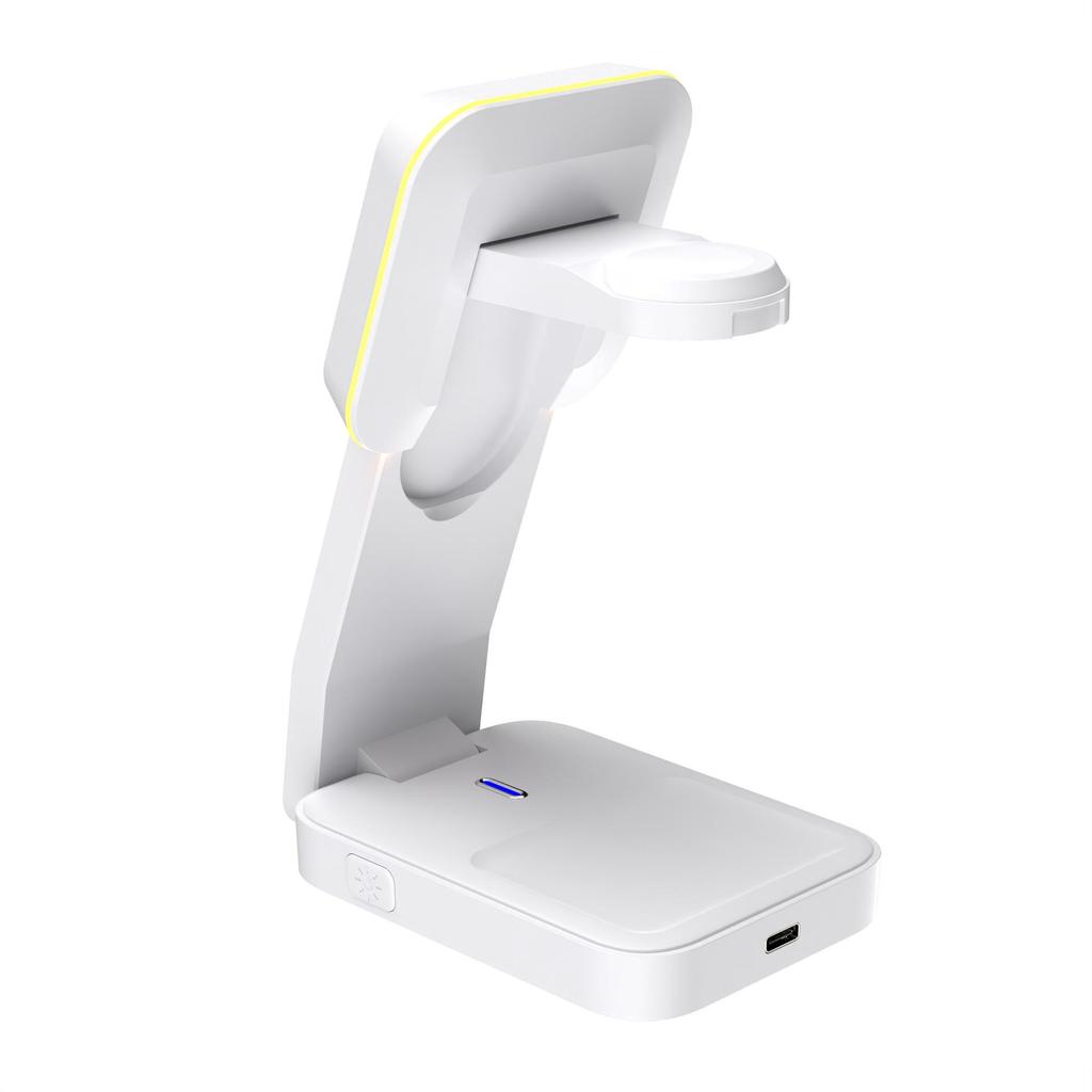 Folding Magnetic 4-in-1 15W Fast Wireless Charger & Stand for Apple Devices