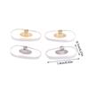 10Pairs Gold Silver Transparent Silicone Screw On Nose Pads Metal Core Brace For Glasses Support Eyewear Accessories