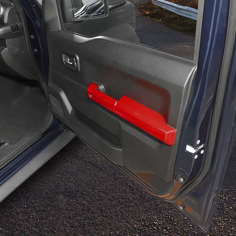 ABS Dveře Vnitřní Loketní Opěrka Panel Dekorace Kryt Nálepka Vhodné Pro Suzuki Jimny 2019 Nahoru 4dveřová Verze Interiérové Doplňky