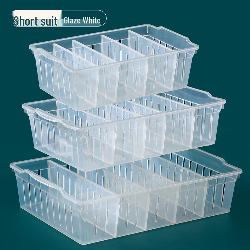 Klare Rechteckige Schreibtisch-Aufbewahrungsbox mit Schublade