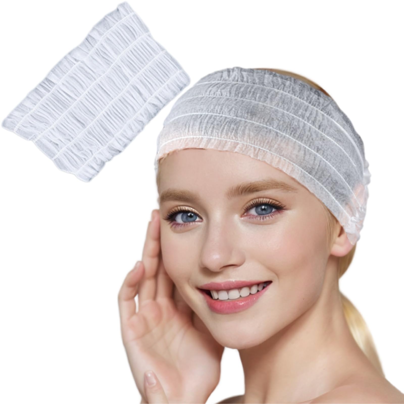 

Акаака Одноразовые Волосы Волосы Лицо Мытье Волос Мытье Лица Красота Большой 100 Штук Тюрбаны, Повязки, Шапочки, Сетки, Макияж, Принадлежности, Купание, Путешествия, Уход, белый