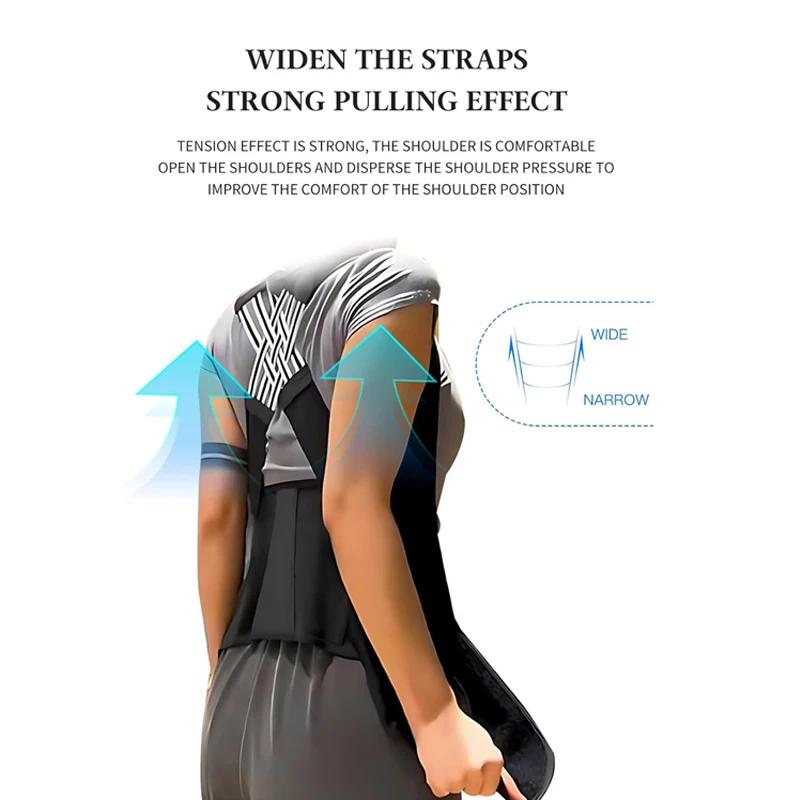 Dropshipping Back Posture Corrector Brace for Women breathable Back Posture Correction back support belt shoulder students kid