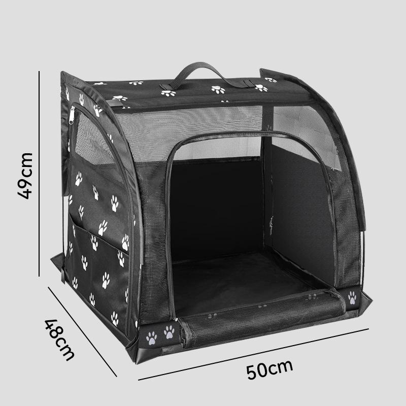 Tragbare Hundebox für Haustiere im Auto, faltbar, kratzfest, atmungsaktiv, Katzentasche für den Außenbereich, Haustier-Katzen-Rucksackträger