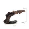 Aquarium Decoration Versatile Resin Tree-Root Ornament Rugged Texture
