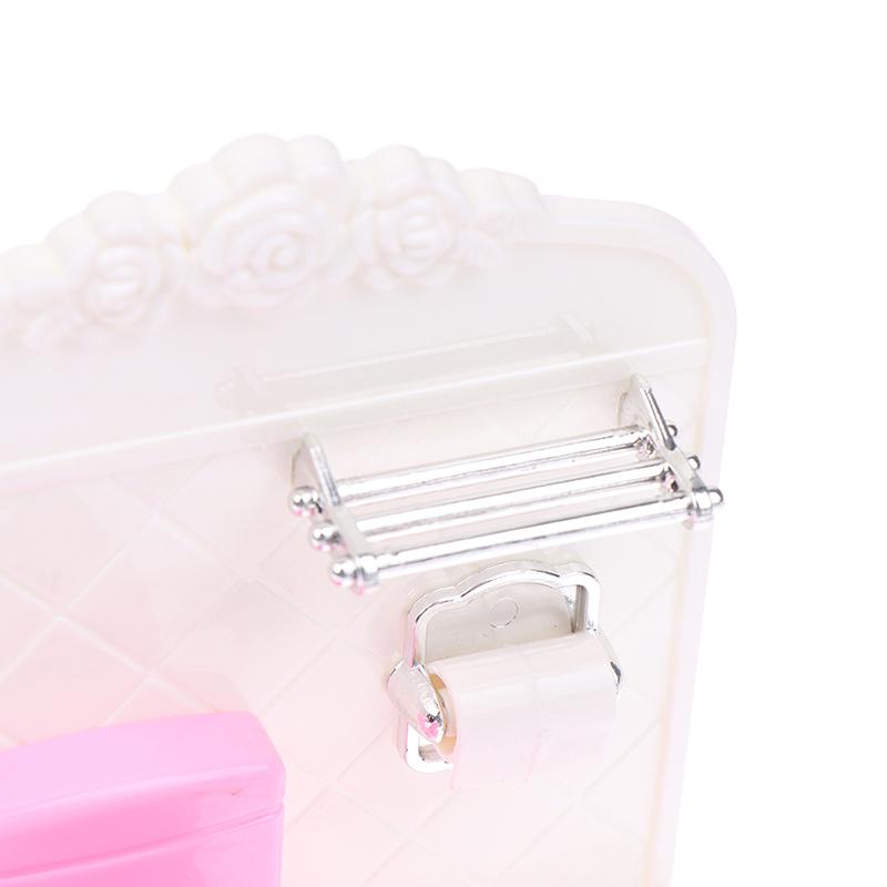 16Cm Doll House Home Furnishings Bathtub Washbasin Toilet Matching Model