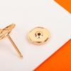 2024 New hot Brand vintage Earrings for Women Fine Quality Heart Eardrop Luxury Jewelry Fashion Designer Women's Ear Stud