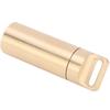Portable Copper Capsule Box Holder Outdoor Travel Tablet Container Organizer Waterproof