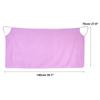 Shoulder Straps Wearable Women Skirt Dress Bath Towel Wrap Spa Beach Purple