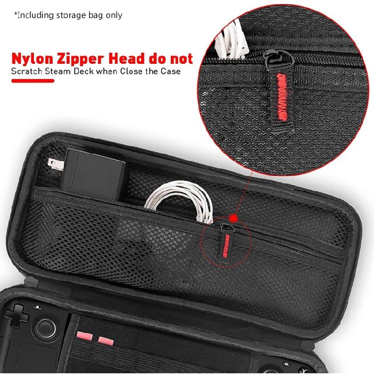 Handheld Game Console Storage Bag Shockproof Organizer for Steam Deck Console