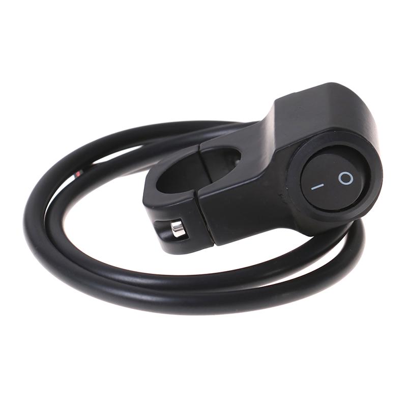 2-Wire 7/8In Aluminum Alloy Motorcycle Handlebar Headlight On/Off Switch
