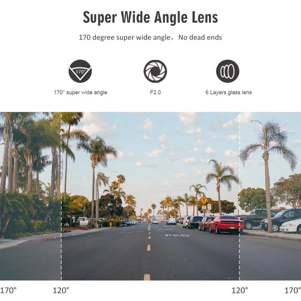 3-inch New WIFI Interconnected High-definition Night Vision Single and Dual Lens Car Driving Recorder