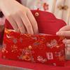 Brocade Embroidered Chinese New Year Red Wallet Traditional God of Wealth Red Pocket  Graduation