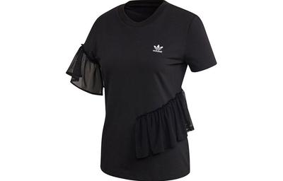 Originals Tulle T Shirts Women's Black Crew Neck Moderate Other GK3659
