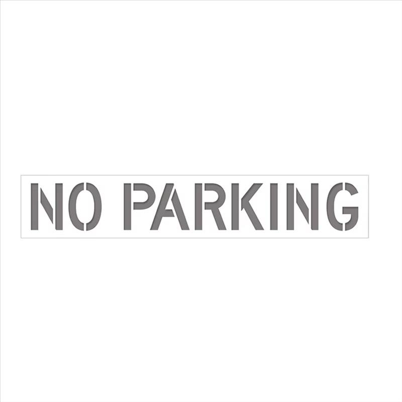 5F-Wiederverwendbare Feuerwehrzufahrt Schablone, Keine Parken Silikon Schablone, 12" Hohe Buchstaben Für Parkplatz, Straßenbelag Zeichen Schablone