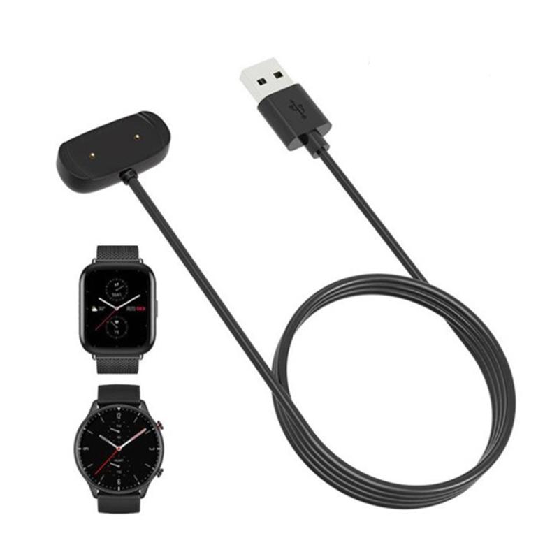 Smartwatch Charger Cable Power Adapter Charge Cord Magnetic Fast Charging Line Dock Station for Amazfitbip3