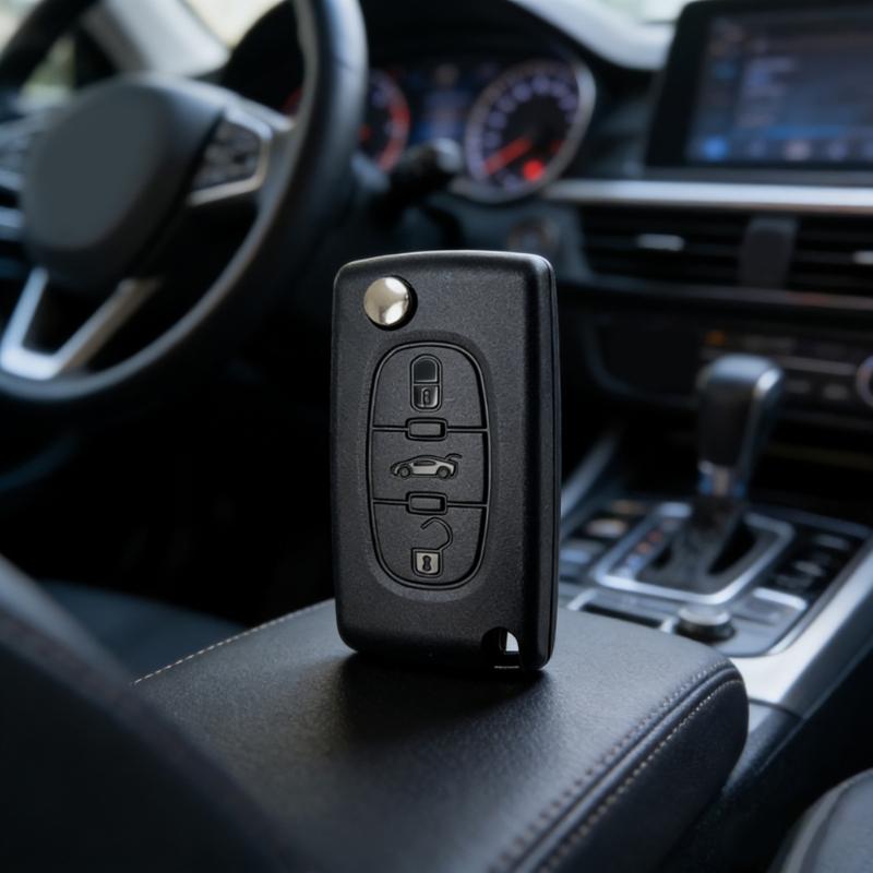 Plastic Key Fob Cover Case Replacement 2/3 Button Shell for C4 C5 2005-2011 Vehicles Comfort Grip Easy Installation