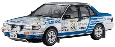 Hasegawa Nissan Bluebird Sedan 1988 All Japan Rally Plastic Model Kit 20470 1/24 4-door SSS-R (U12 Type)