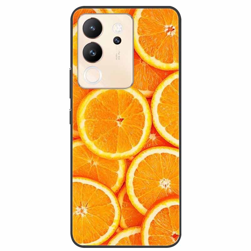 For Vivo V30 Lite Case 6.67'' Silicone Painted Soft TPU Protective Cover for Vivo V 30 Lite 5G Phone Cases V30Lite V2314 Cartoon