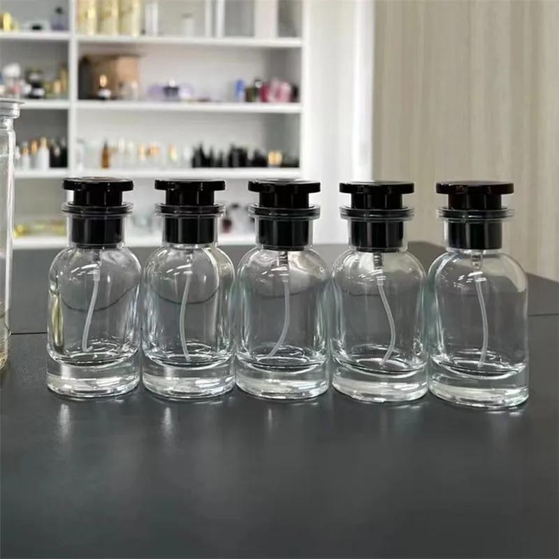 30ml leere, nachfüllbare Parfümflasche aus Glas, zylindrische Unterflasche, tragbare Parfümzerstäuberbehälter, Probenflasche