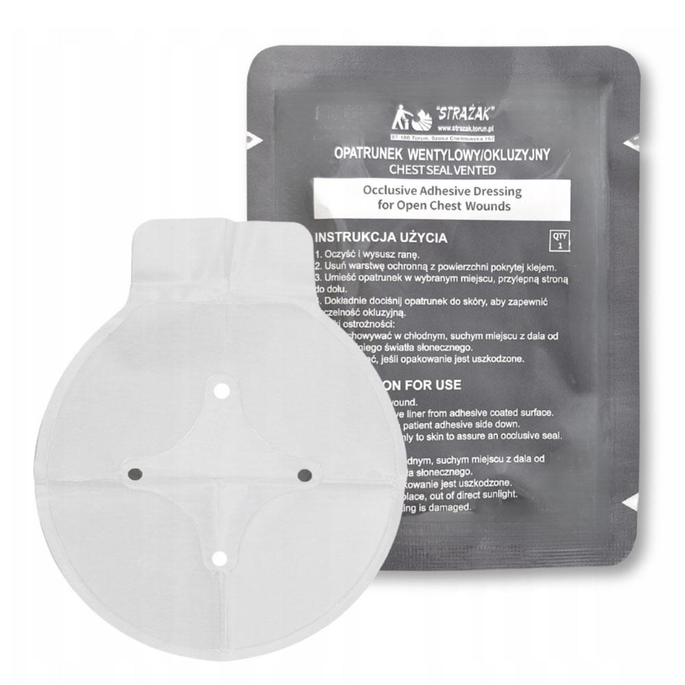 Acs Chest Seal Occlusive Ventilated Dressing for Chest Wounds 1pc