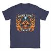 Oversized T Shirt Summer Biker Lives Matter Fiery Skull Rider Novelty TShirts  Pure Cotton Tshirt for Unisexs Awesome Top Tees