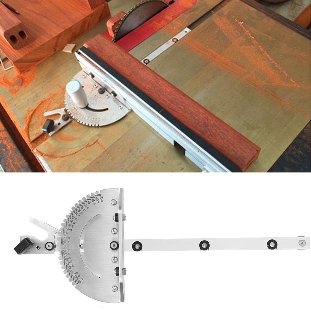 Woodworking Tool Aluminum Push Handle Miter Gauge for Table Saw Band Saw Router Table