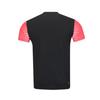 Li Ning Training Series High Street Provincial Team Breathable Competition Short Sleeve Badminton Shirt Men Tops Black AAYV043-1