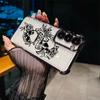 Horror Black Skull Skeleton Coque For Galaxy S26 Ultra Phone Case For Samsung S26 S25 S24 S23 S21 Ultra S20 FE S25 Plus 5G Cover