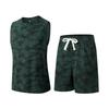 Summer Casual Sports Suit Men's Short Sleeved Lightweight Quick Drying Ice Silk Two-piece Set