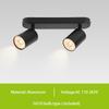 3 Color 110-220V GU10 LED Track Light Spotlight Suit Ceiling Lamp  COB Spot Lights For Kitchen Commercial Living Room Home
