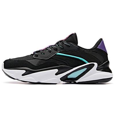 Chunky Sneakers Women's Low Top Black/Green/White 12838808R-5