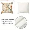 Floral Patterned Cushion Covers for Sofa Decor Polyester pillowcase, sofa decorative cushion cov Headboard Pillow