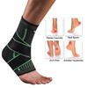 1 Pcs Ankle Support Brace, Ankle Compression Sleeves With Adjustable Wraps, Elastic Foot Braces Stabilizer For Plantar Fasciitis