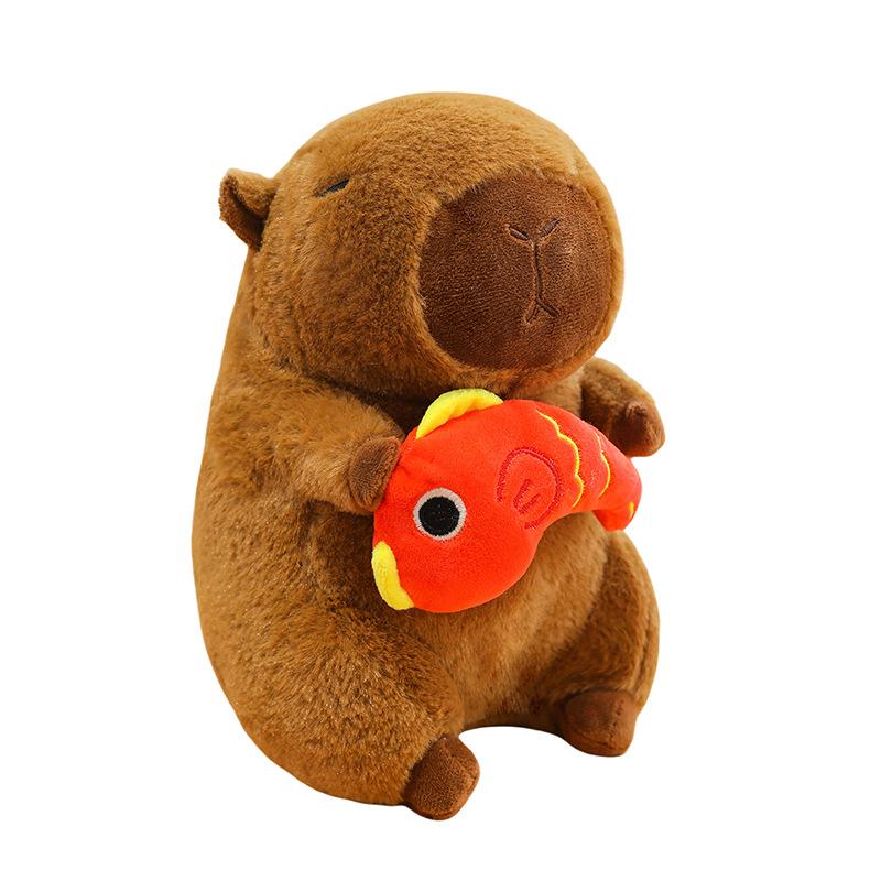 New Internet Celebrity 8-inch Capybara Doll Kapibara Plush Toy Girl Children's Birthday Gift Doll